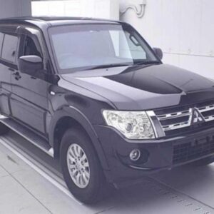 2012 Mitsubishi Pajero black gasoline used car Japan export