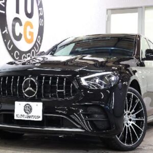 2022 Mercedes Benz E-Class black gasoline used car Japan export