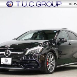 2017 Mercedes Benz A-Class black gasoline used car Japan export