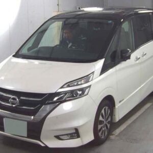 2018 Nissan Serena pearl gasoline used car Japan export