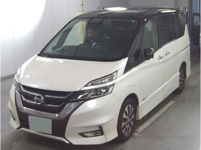 Ref:AUX-24249418 NISSAN SERENA 2018 1 2018 Nissan Serena pearl gasoline used car Japan export