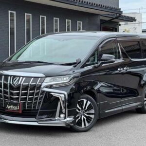 2020 Toyota Alphard black gasoline used car Japan export