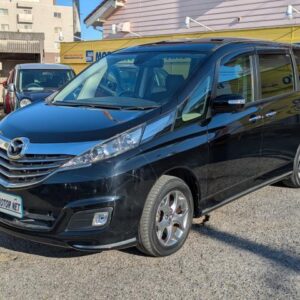 2015 Mazda Biante black gasoline used car Japan export
