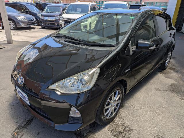 Ref:AUX-24259319 TOYOTA AQUA 2013 1 2013 Toyota Aqua black hybrid used car Japan export