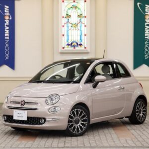 2020 Fiat 500 pink gasoline used car Japan export