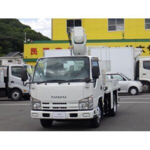 2012 Isuzu Elf Truck white diesel used car Japan export