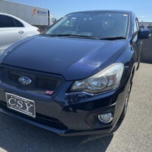 2014 Subaru Impreza Sports blue gasoline used car Japan export