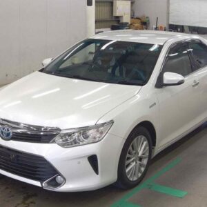 2015 Toyota Camry pearl gasoline used car Japan export