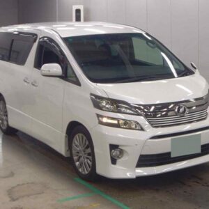 2014 Toyota Vellfire pearl gasoline used car Japan export