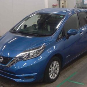 2019 Nissan Note blue gasoline used car Japan export