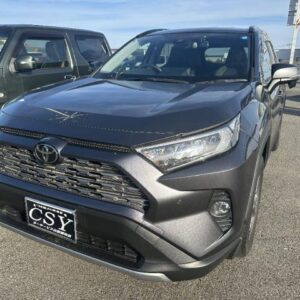 2021 Toyota Rav4 gray gasoline used car Japan export