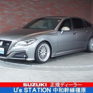 2021 Toyota Crown Hybrid gunmetal gasoline used car Japan export