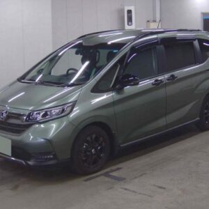 2024 Honda Freed Hybrid green gasoline used car Japan export
