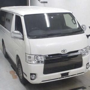 2019 Toyota Hiace Van pearl diesel used car Japan export