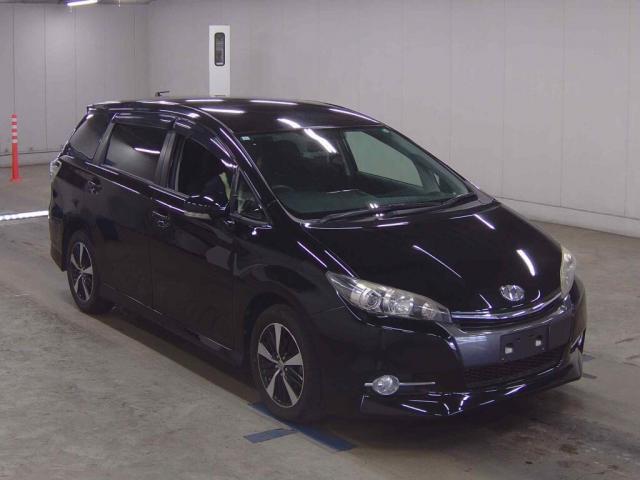 Ref:AUX-24260647 TOYOTA WISH 2013 1 2013 Toyota Wish black gasoline used car Japan export