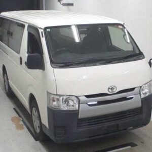 2016 Toyota Hiace Van white diesel used car Japan export