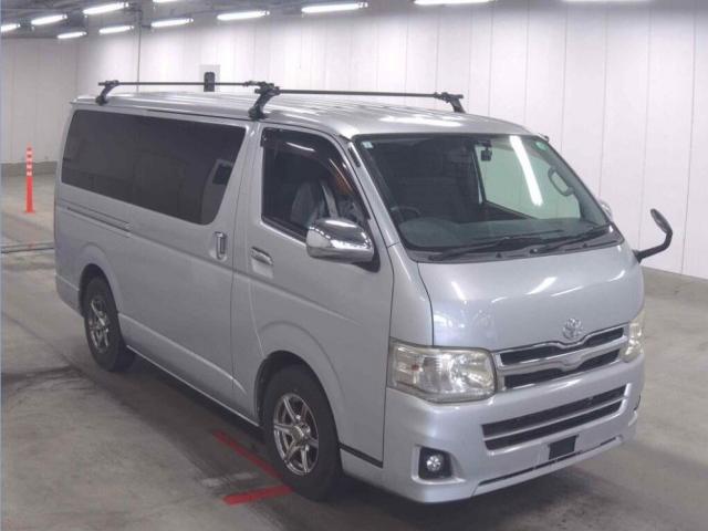 Ref:AUX-24260724 TOYOTA HIACE VAN 2011 1 2011 Toyota Hiace Van silver gasoline used car Japan export