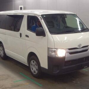 2017 Toyota Hiace Van white diesel used car Japan export