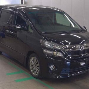 2013 Toyota Vellfire black gasoline used car Japan export