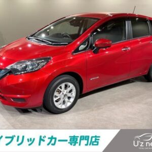 2019 Nissan Note red hybrid used car Japan export