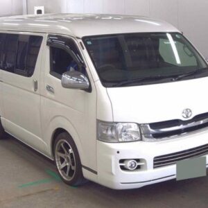 2010 Toyota Regius Ace Van white gasoline used car Japan export