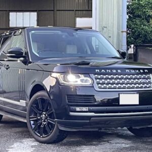2013 Land Rover Range Rover black gasoline used car Japan export