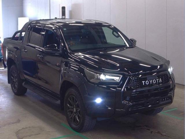 Ref:AUX-24264897 TOYOTA HILUX 2024 1 2024 Toyota Hilux black diesel used car Japan export