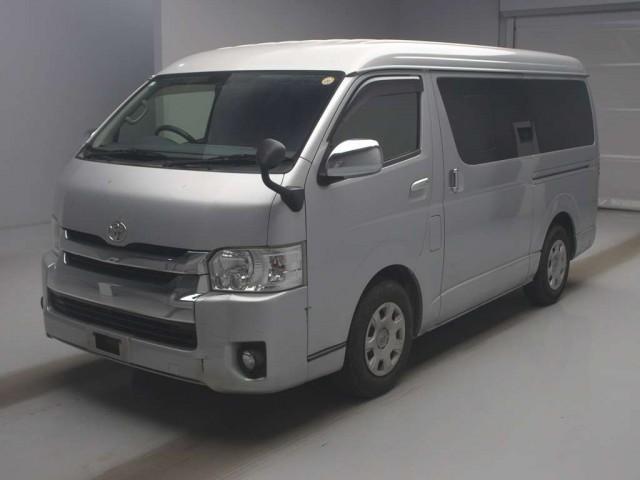 Ref:AUX-24264936 TOYOTA HIACE WAGON 2015 1 2015 Toyota Hiace Wagon silver gasoline used car Japan export