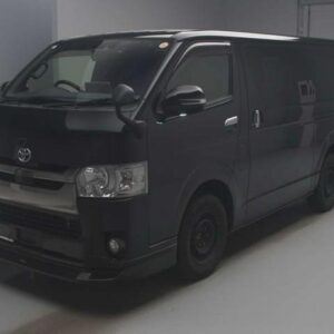 2019 Toyota Hiace Van black gasoline used car Japan export