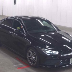 2022 Mercedes Benz Cla-Class black gasoline used car Japan export