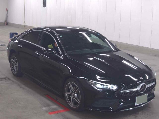 Ref:AUX-24264946 MERCEDES BENZ CLA-CLASS 2022 1 2022 Mercedes Benz Cla-Class black gasoline used car Japan export