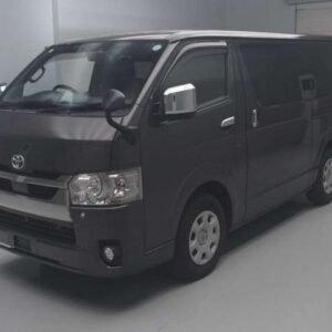 2020 Toyota Hiace Van gray diesel used car Japan export