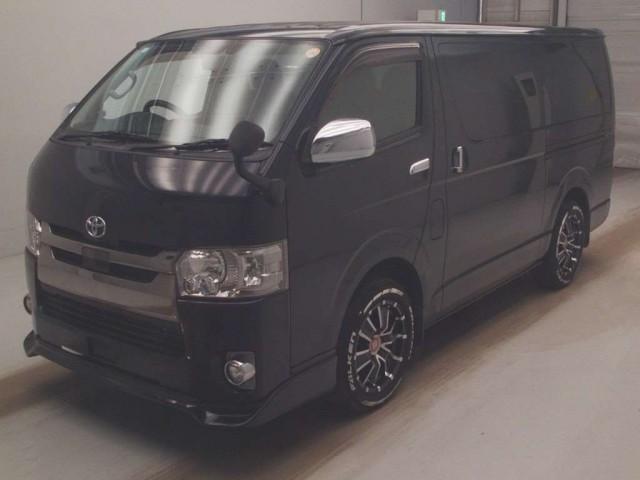 Ref:AUX-24265131 TOYOTA REGIUS ACE VAN 2018 1 2018 Toyota Regius Ace Van black diesel used car Japan export