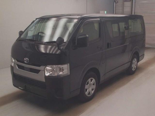 Ref:AUX-24265133 TOYOTA HIACE VAN 2024 1 2024 Toyota Hiace Van black diesel used car Japan export