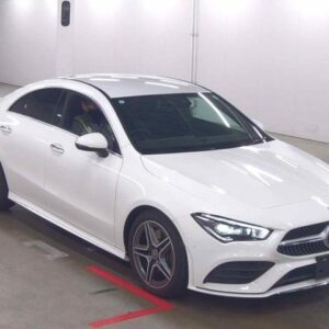 2021 Mercedes Benz Cla-Class white gasoline used car Japan export