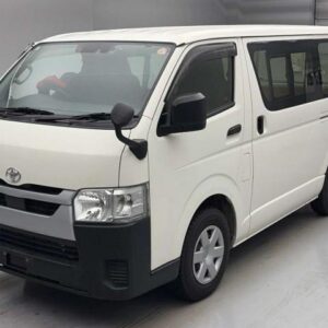 2021 Toyota Hiace Van white diesel used car Japan export