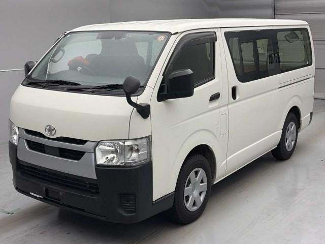 Ref:AUX-24265175 TOYOTA HIACE VAN 2021 1 2021 Toyota Hiace Van white diesel used car Japan export