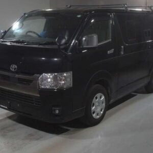 2023 Toyota Hiace Van black diesel used car Japan export