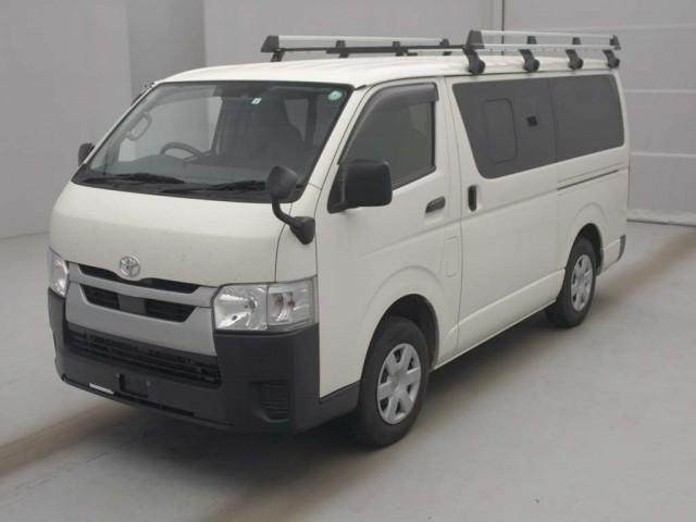 Ref:AUX-24265195 TOYOTA HIACE VAN 2023 1 2023 Toyota Hiace Van white diesel used car Japan export