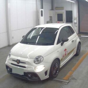2022 Abarth Abarth 595 white gasoline used car Japan export