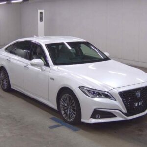 2021 Toyota Crown Hybrid pearl gasoline used car Japan export