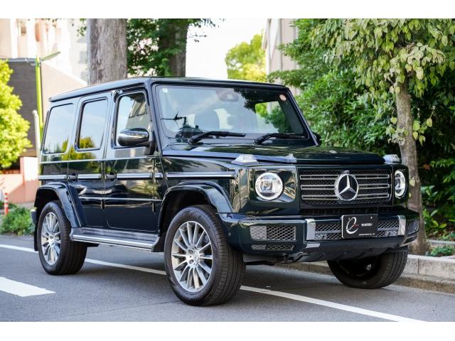 Ref:AUX-24265533 MERCEDES BENZ G-CLASS 2020 1 2020 Mercedes Benz G-Class green diesel used car Japan export