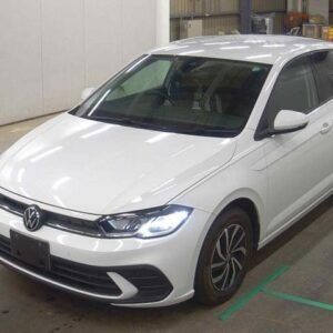 2022 Volkswagen Polo white gasoline used car Japan export