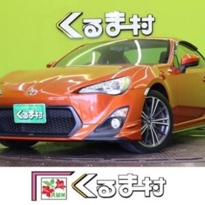 2012 Toyota 86 orange gasoline used car Japan export