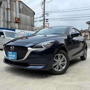 2021 Mazda Mazda2 blue gasoline used car Japan export