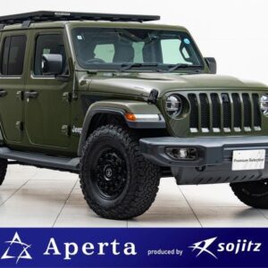 2021 Chrysler Jeep Jeep Wrangler Unlimited green gasoline used car Japan export