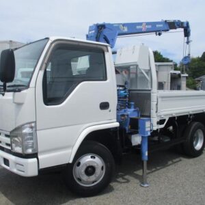 2009 Isuzu Elf Truck white diesel used car Japan export