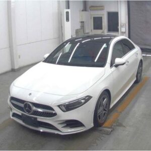 2021 Mercedes Benz A-Class Sedan white gasoline used car Japan export