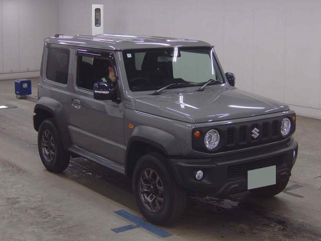 Ref:AUX-24280327 SUZUKI JIMNY SIERRA 2024 1 2024 Suzuki Jimny Sierra gray gasoline used car Japan export