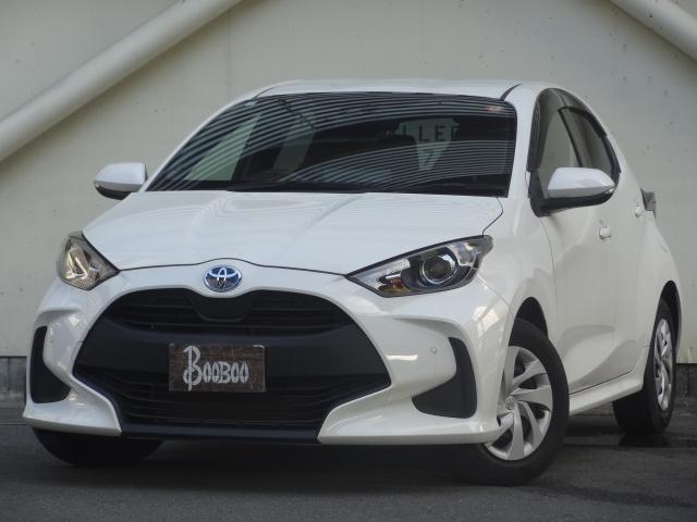 Ref:AUX-24280819 TOYOTA YARIS 2021 1 2021 Toyota Yaris white hybrid used car Japan export